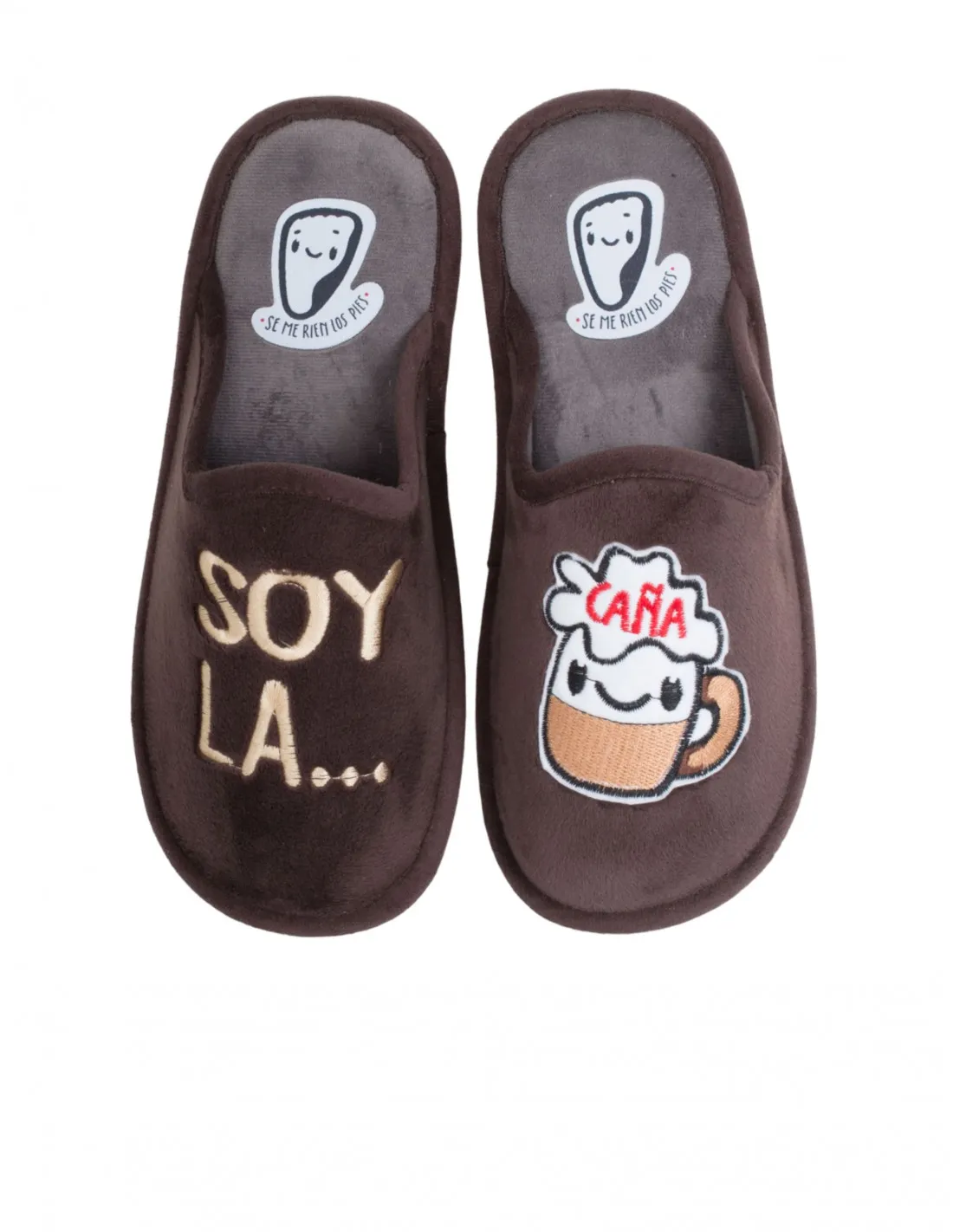 SE ME RIEN LOS PIES Zapatillas Soy La Caña Marrón