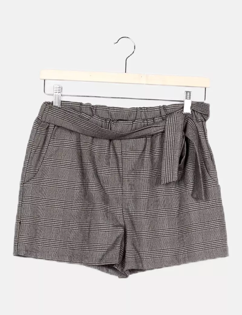 Sense Short negro estampado