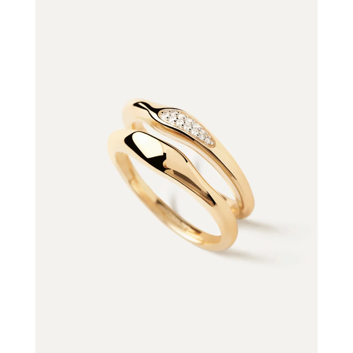SET DE ANILLOS ONDA.  PDPAOLA