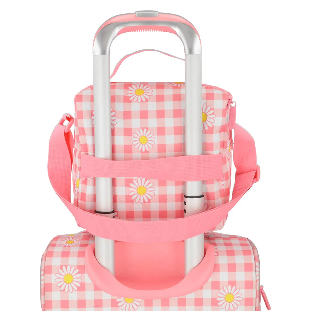 Set mochila + lonchera + cartuchera Speedy rosa