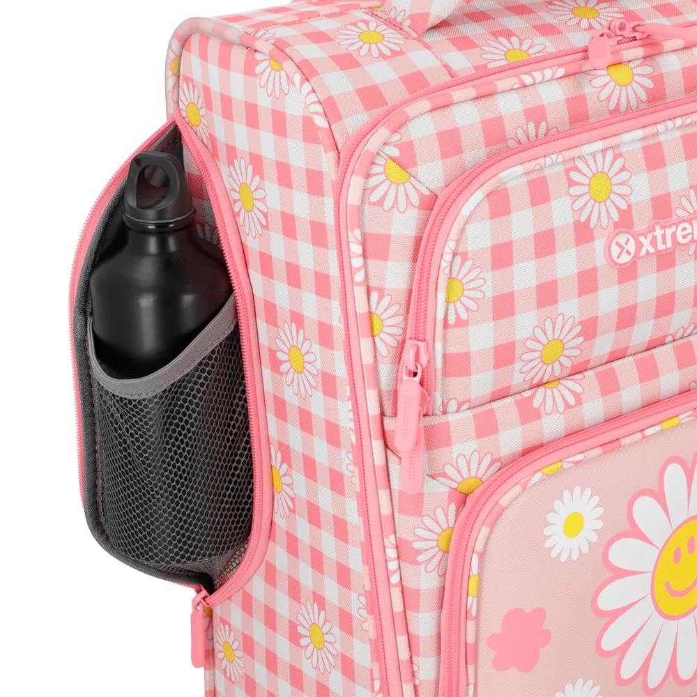 Set mochila + lonchera + cartuchera Speedy rosa