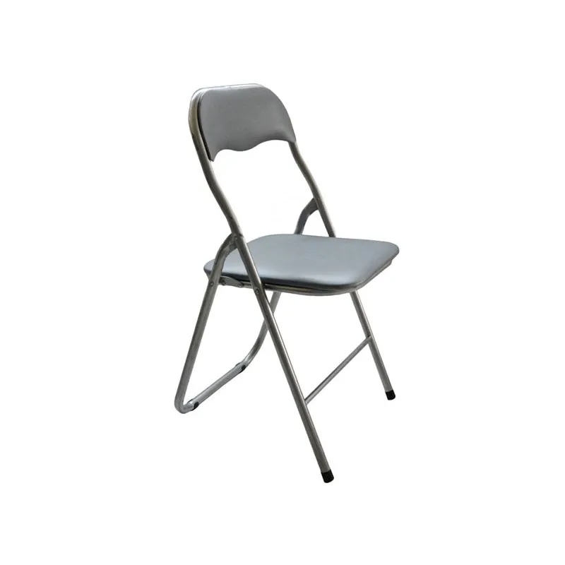 Silla Plegable Acolchada Basic Gris
