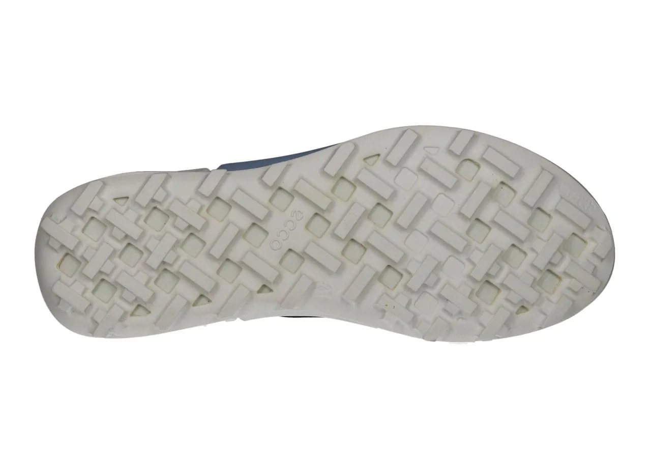 Sneaker Goretex Nylon Taupe Talon Ecco Lateral Pieza Goma Azul