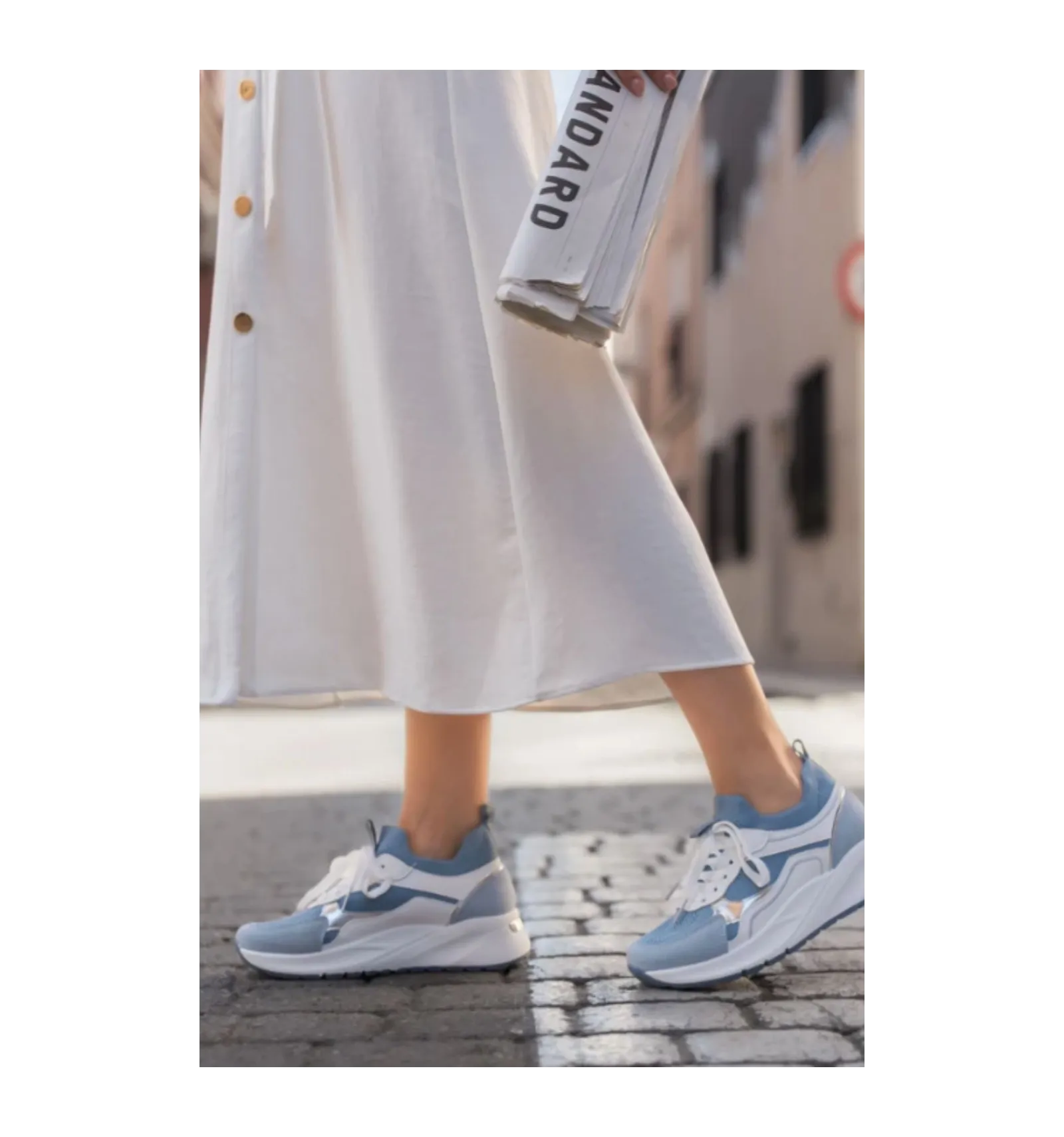 SNEAKERS CASUAL DIYA  AZUL