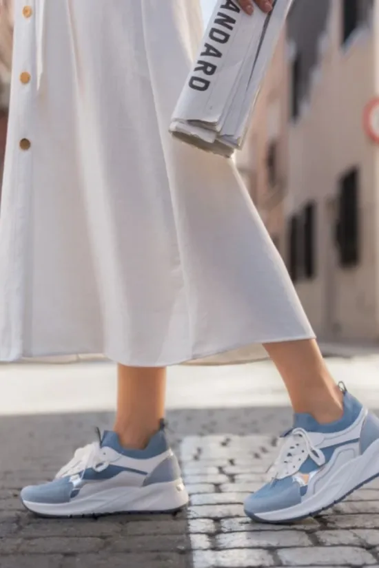 SNEAKERS CASUAL DIYA  AZUL