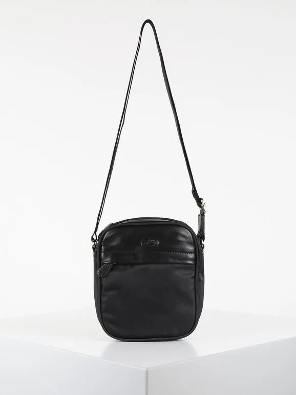 Solada Bolso de hombro negro para hombre