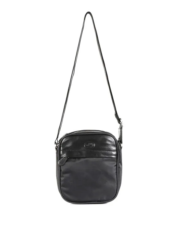 Solada Bolso de hombro negro para hombre