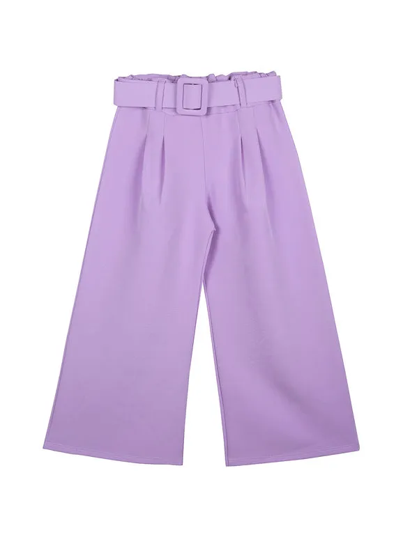 Solada Conjunto de niña elegante con camisa + chaleco y pantalón.