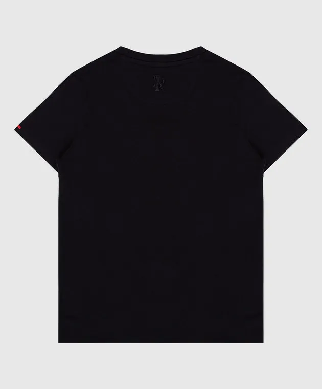 STEFANO RICCI CHILDREN'S TSHIRT WITH LOGO EMBROIDERY