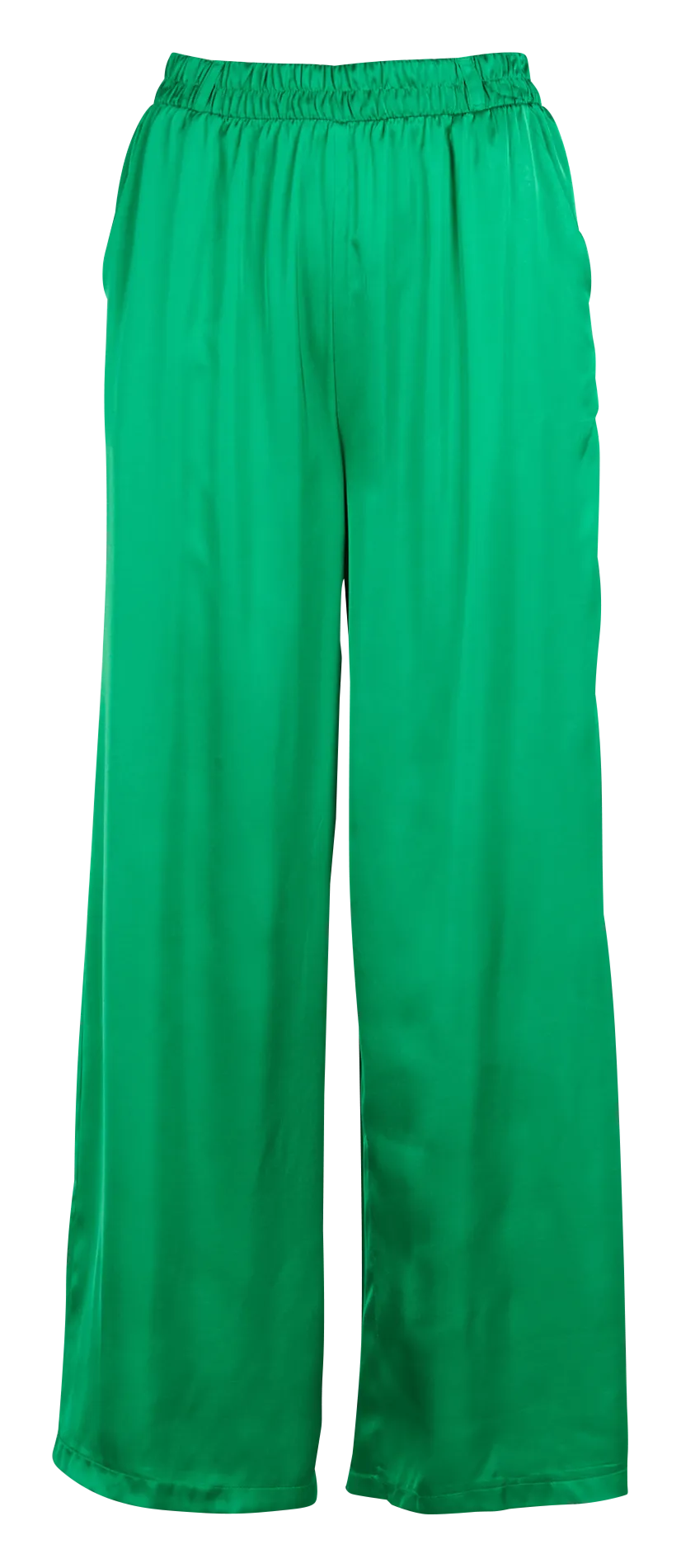 SUD EXPRESS PAROCKY  PANTALóN ANCHO SATINADO EN VERDE