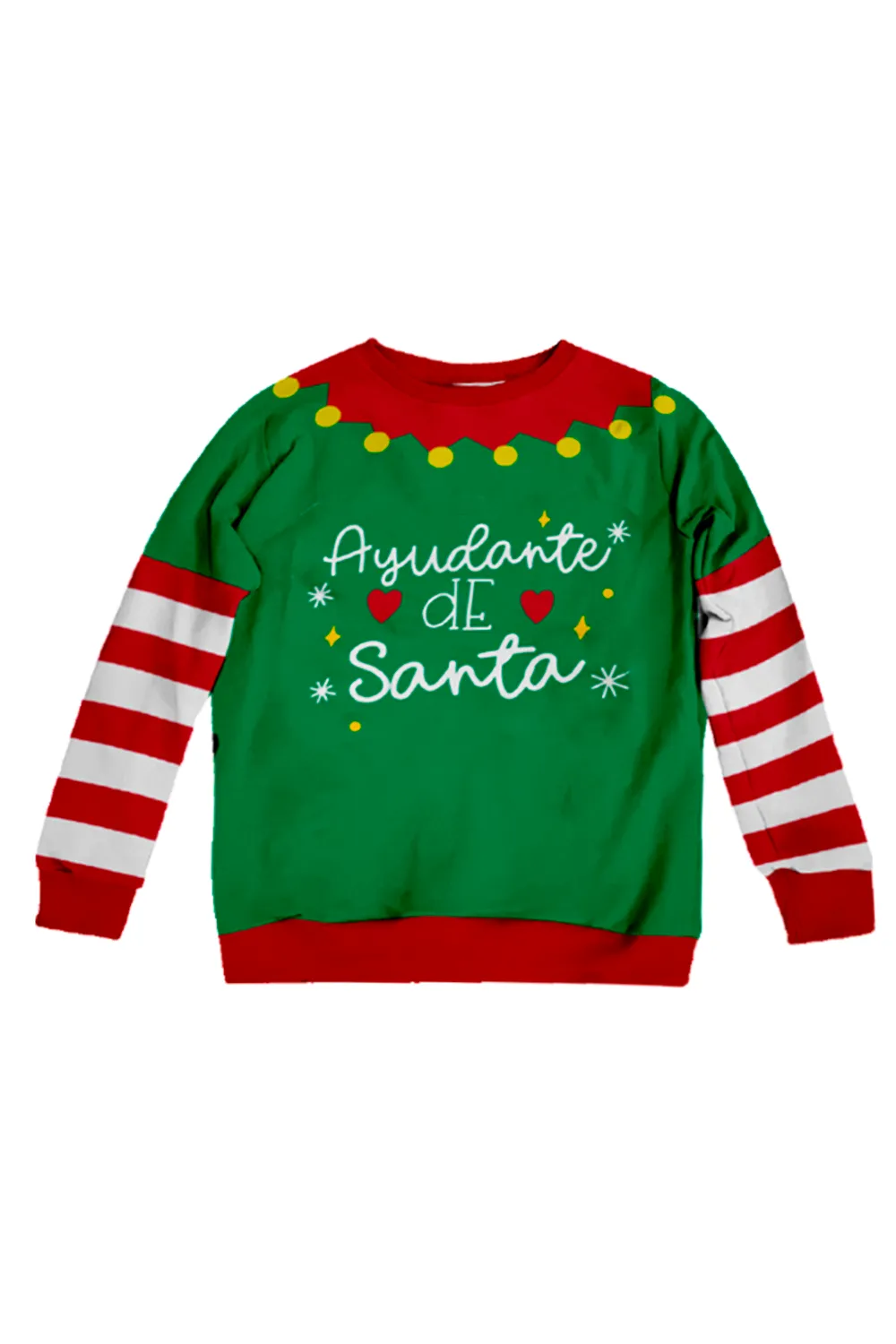 Sudadera afelpada Kids. Duende ayudante de santa