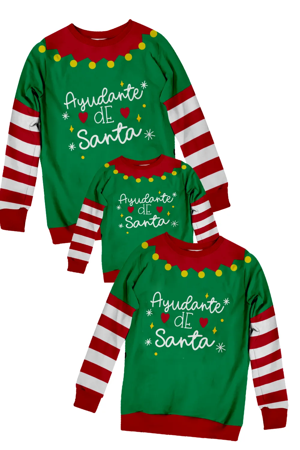 Sudadera afelpada Kids. Duende ayudante de santa