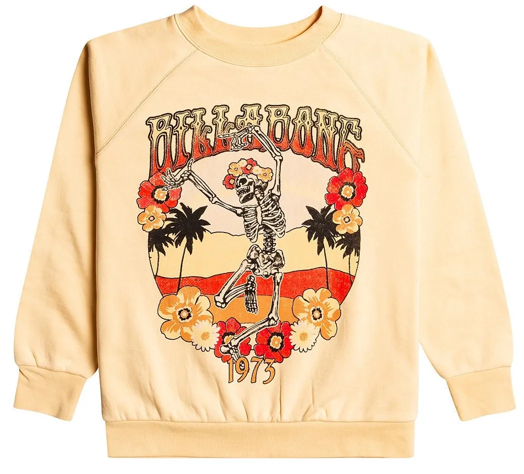 SUDADERA BILLABONG SHRUNKEN CREW  BUTTERMILK  WOMEN´S