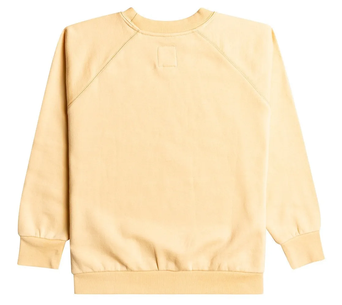 SUDADERA BILLABONG SHRUNKEN CREW  BUTTERMILK  WOMEN´S