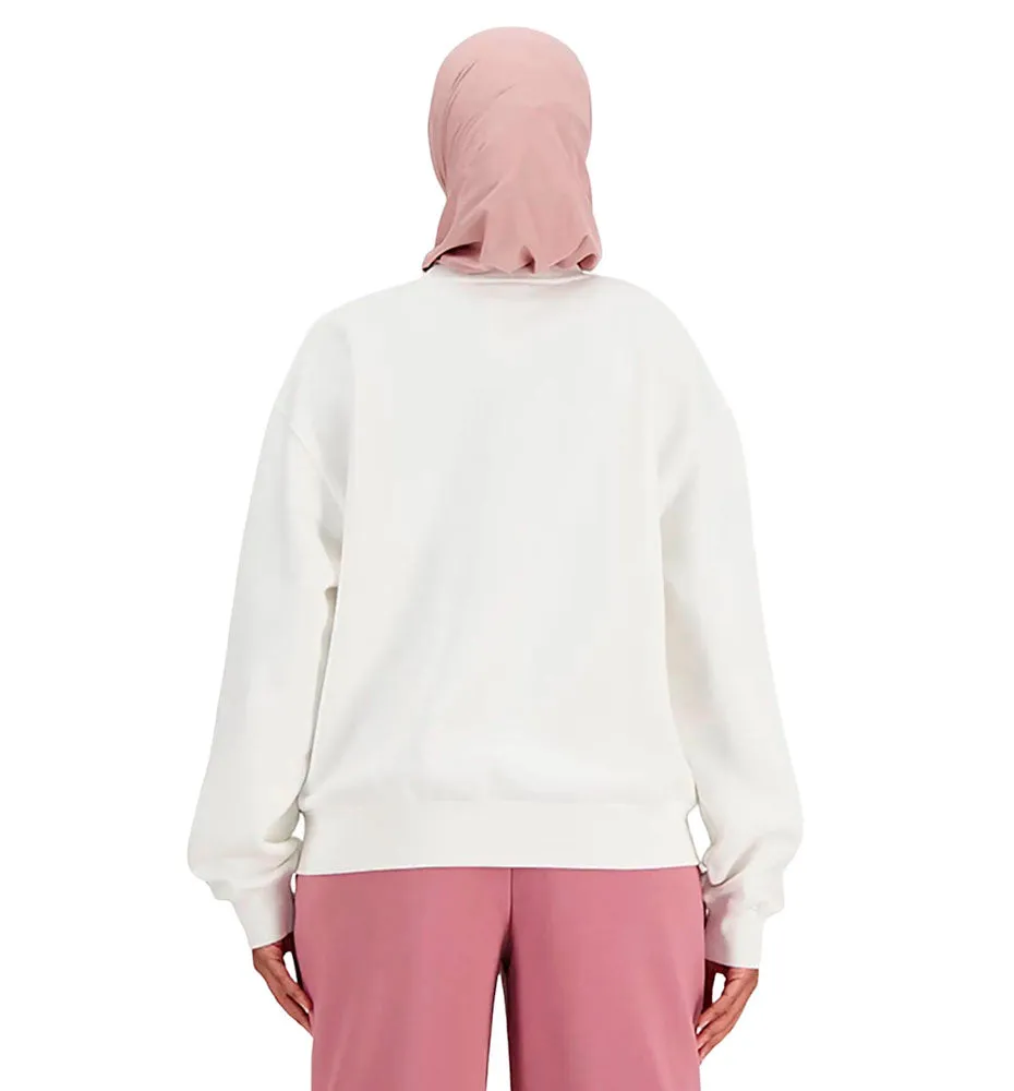 Sudadera Casual_Mujer_NEW BALANCE Iconic Collegiate Fleece Crew