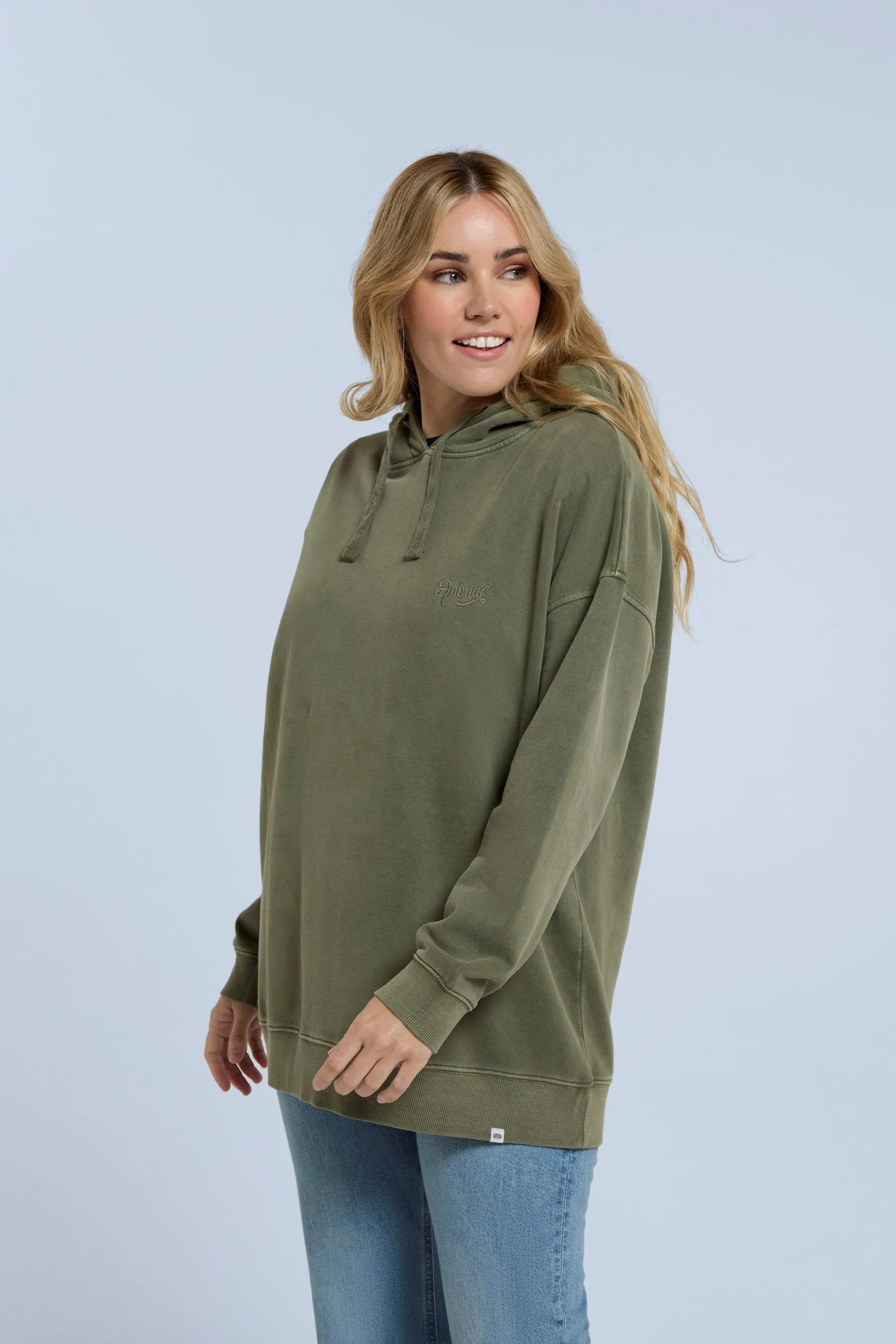 Sudadera holgada ecológica con capucha para mujer Amber