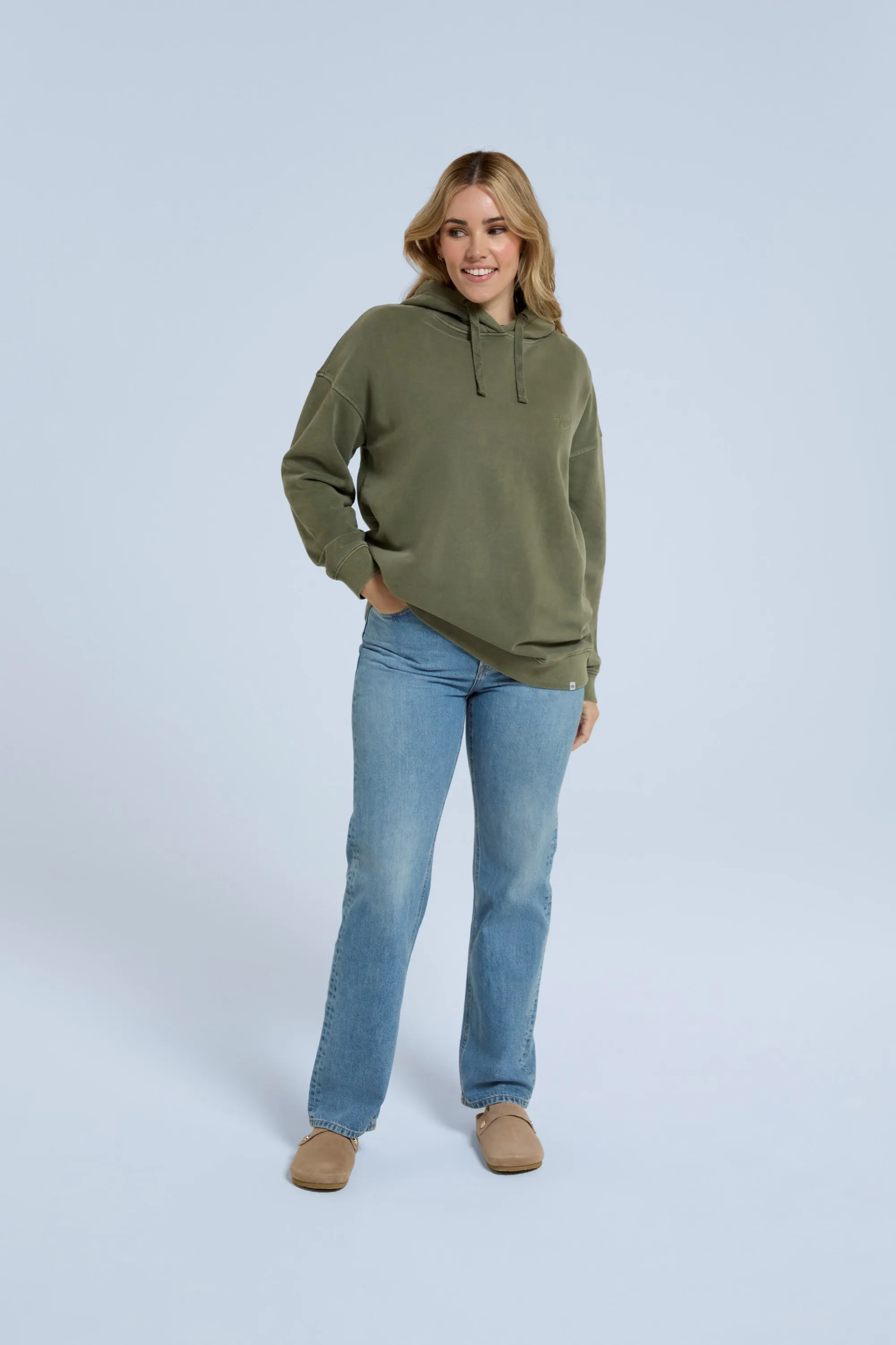 Sudadera holgada ecológica con capucha para mujer Amber