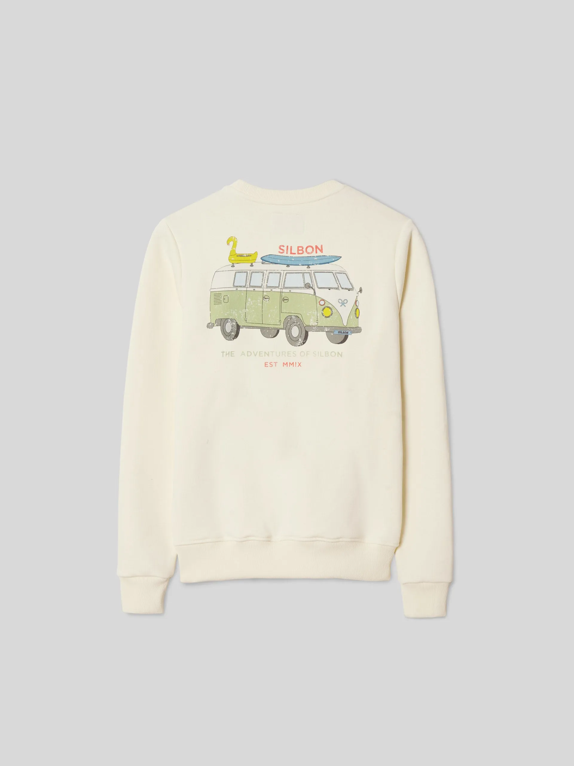 Sudadera kids furgoneta crema