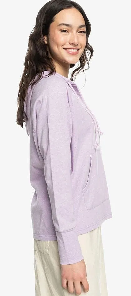 SUDADERA ROXY DESTINATION SURF  PKL0/CROCUS PETAL  WOMEN´S