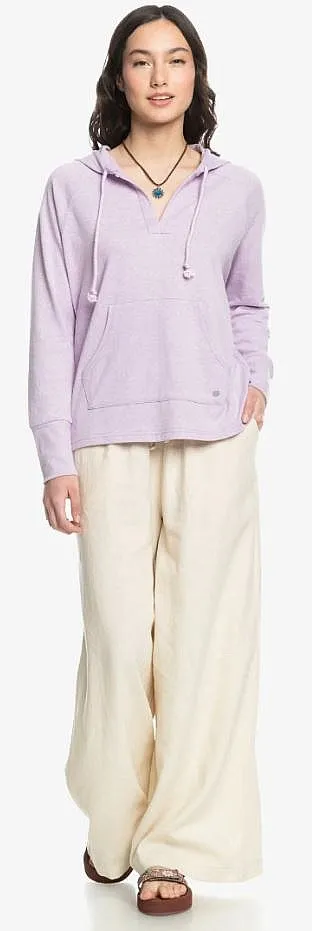 SUDADERA ROXY DESTINATION SURF  PKL0/CROCUS PETAL  WOMEN´S