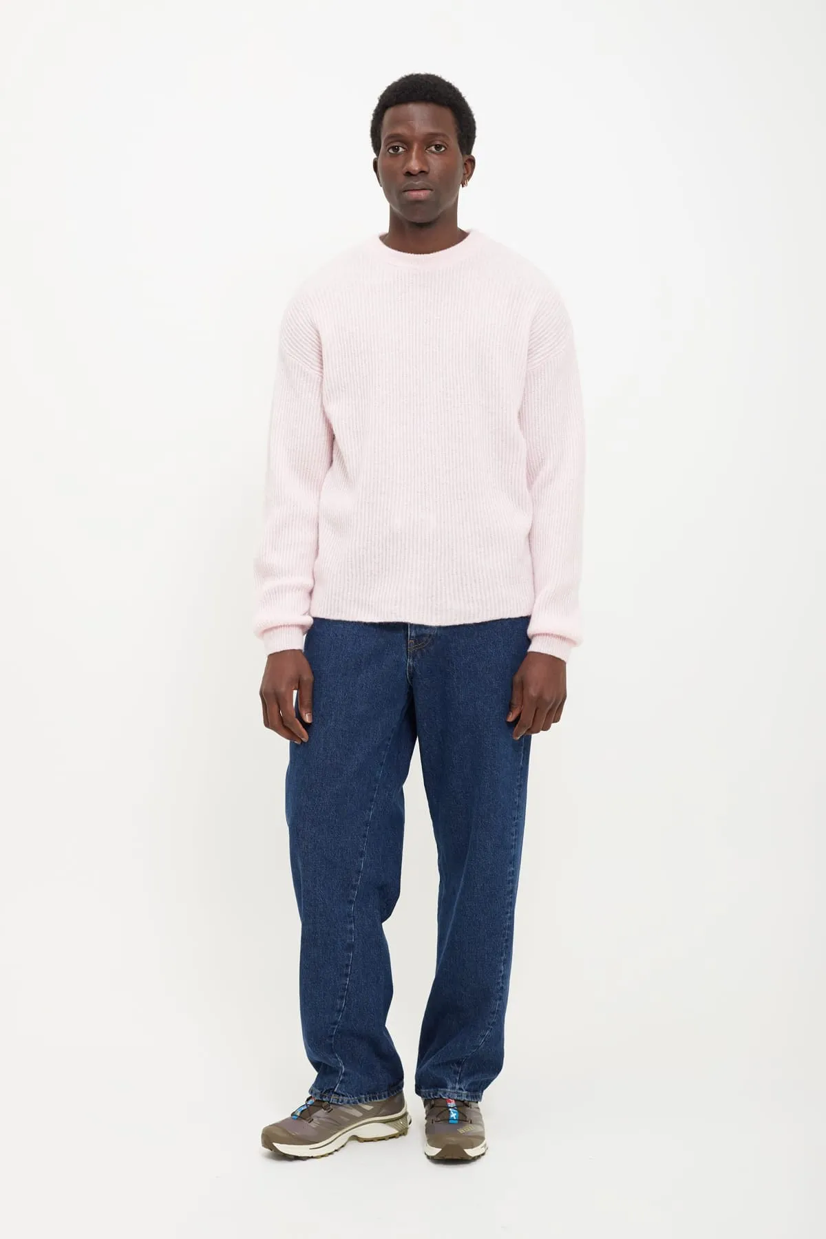 SUNFLOWER PINK AIR RIB SWEATER