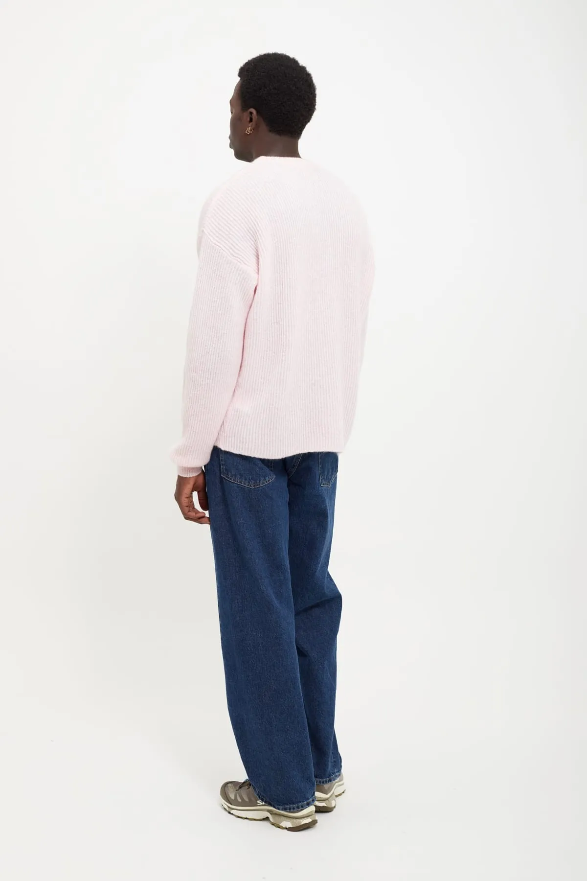 SUNFLOWER PINK AIR RIB SWEATER