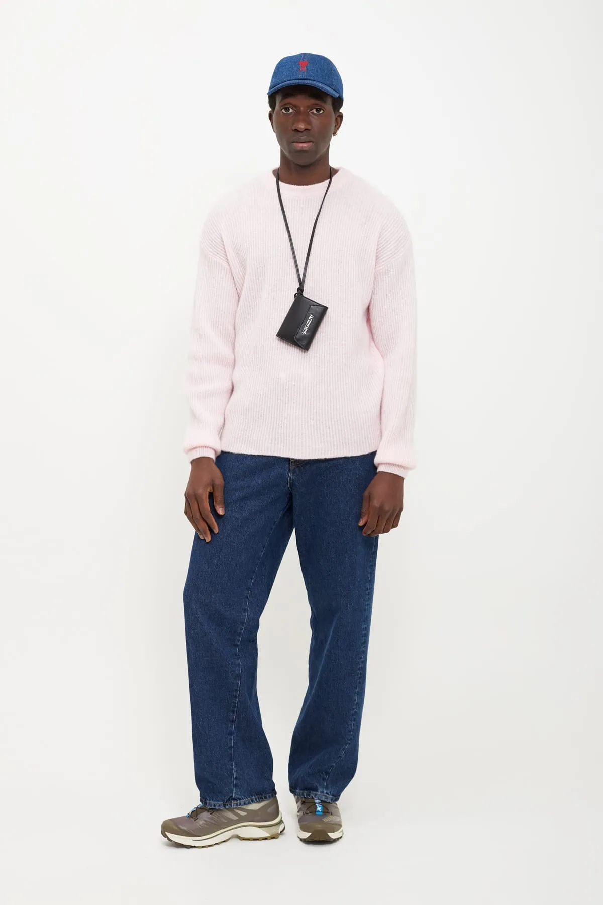 SUNFLOWER PINK AIR RIB SWEATER