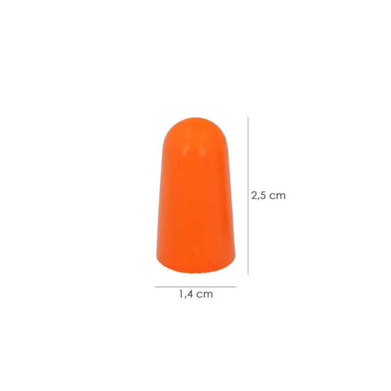 Tapón Espuma Pu Para Oídos Set 2 Tapones Snr 31 Db Trabajar, Dormir, Estudiar, Leer, Viajar, Ronquidos, Proteccion Auditiva.