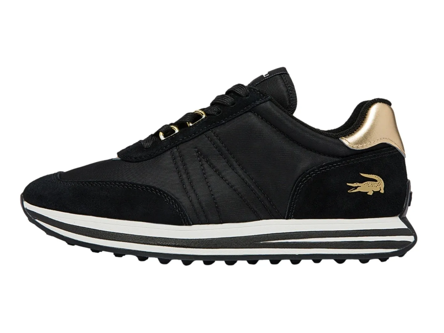 Tenis Lacoste Fa0086  Negro Para Mujer
