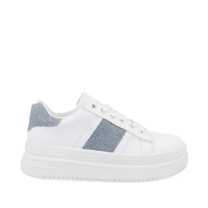 Tenis Urbano Trender Color Blanco Para Mujer
