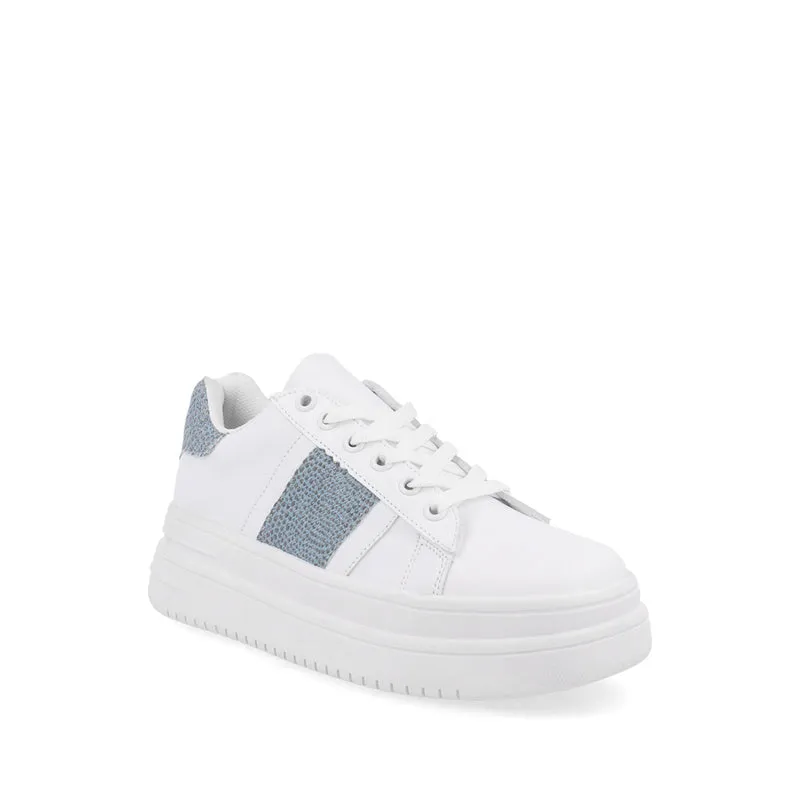Tenis Urbano Trender Color Blanco Para Mujer