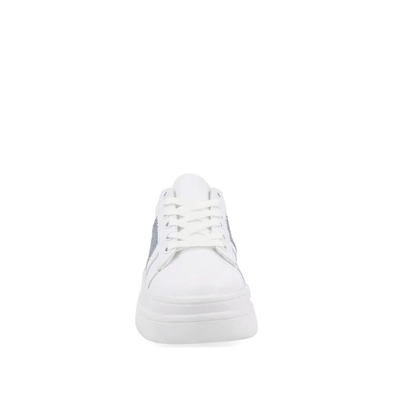 Tenis Urbano Trender Color Blanco Para Mujer