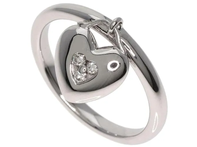 Tiffany & Co Anillo de diamante 3P en forma de corazón Tiffany 