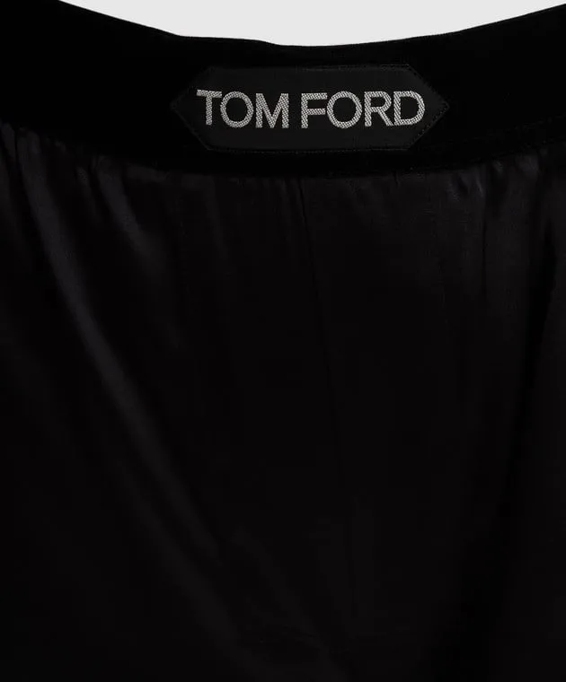 Tom Ford Black silk boxer briefs