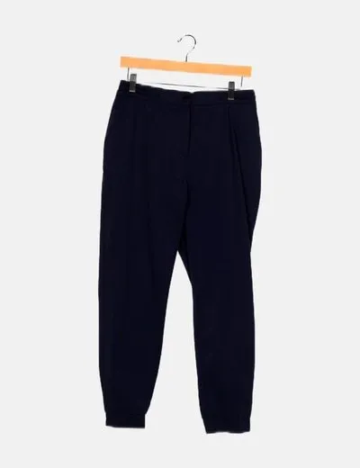 Tombolini Pantalón de vestir azul marino