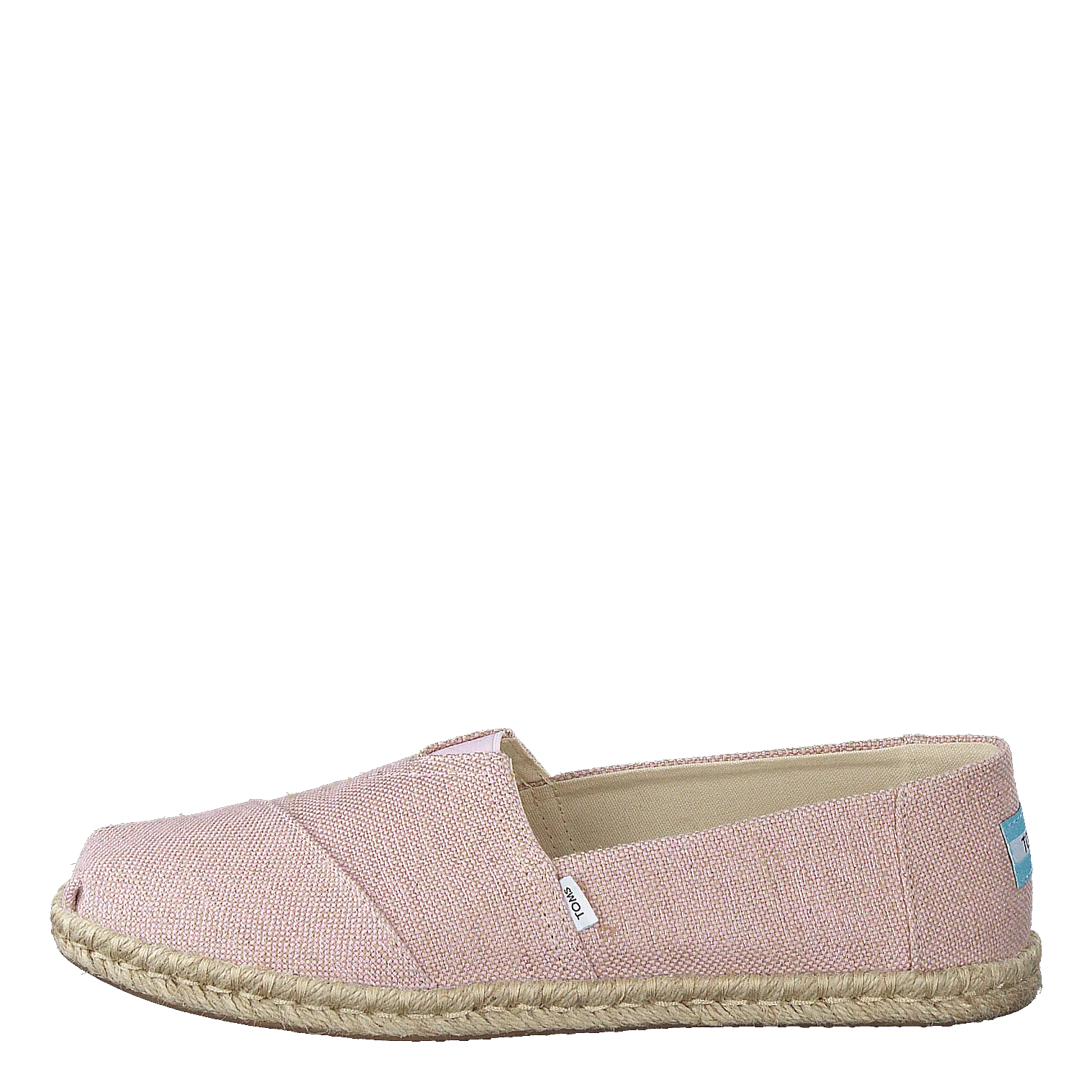Toms zapatos Metallic Woven Rope Chalky Pink