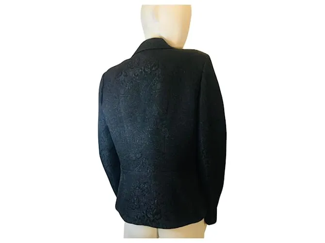 Traje Luisa Spagnoli brocado Negro 