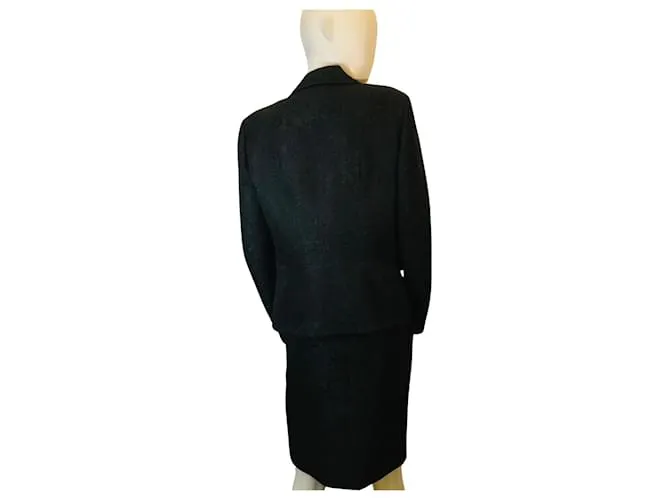 Traje Luisa Spagnoli brocado Negro 