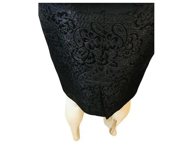 Traje Luisa Spagnoli brocado Negro 