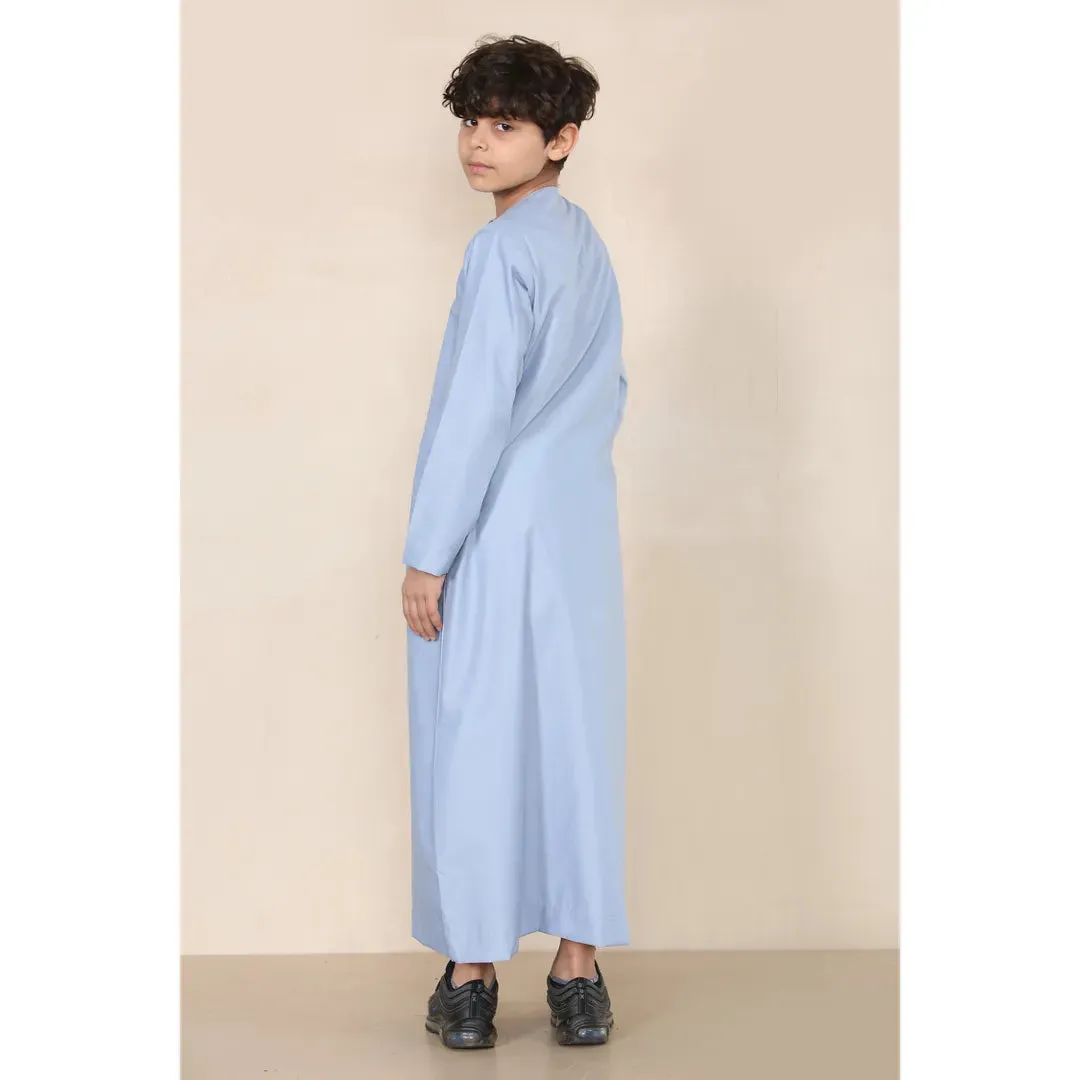 TT 001  BOY'S EMIRATI THOBE TASEL DE CUERDA DE ROPA ISLáMICA