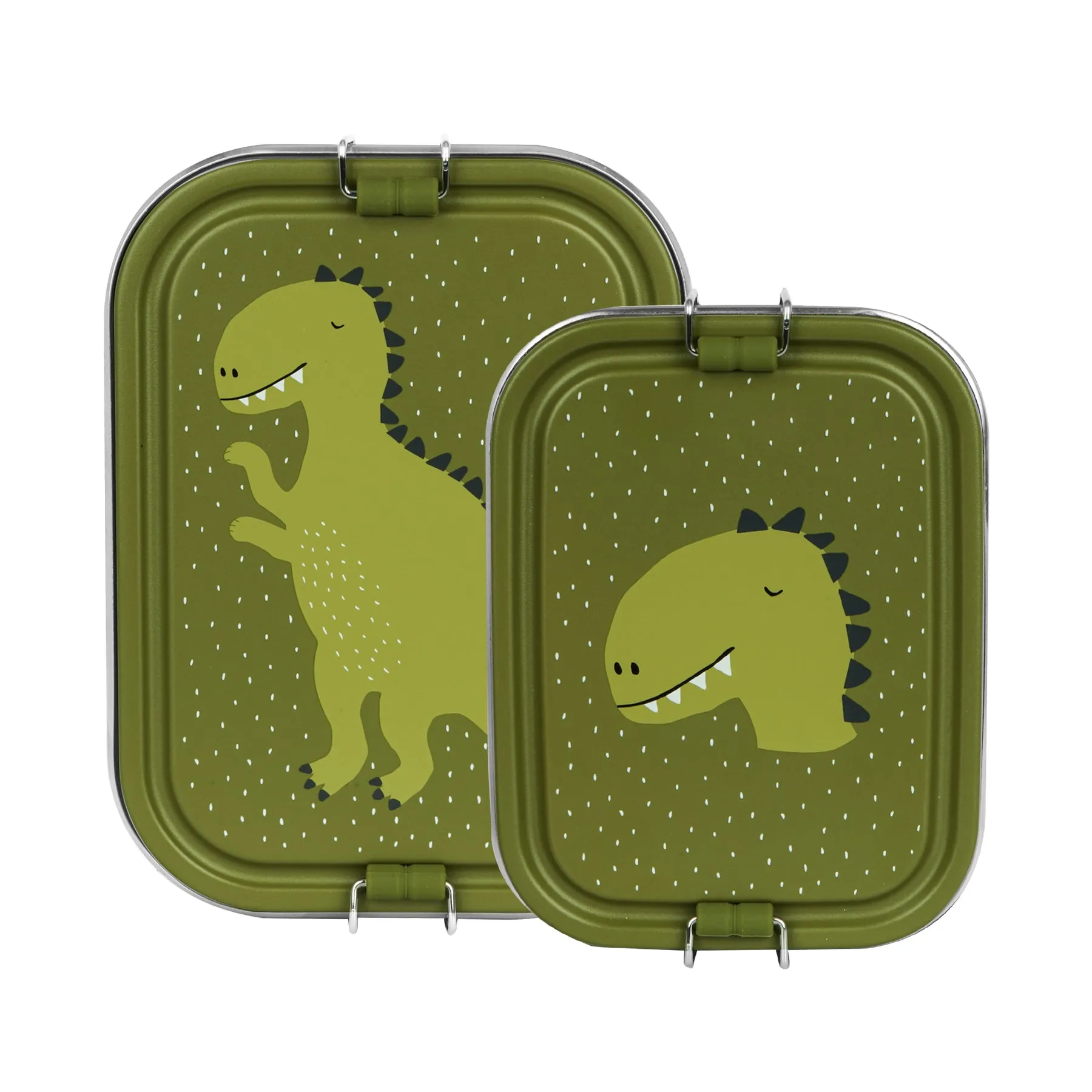 Tupper acero Trixie grande · Mr. Dino