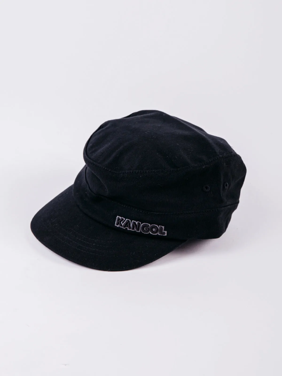 Twill Army Cap Black