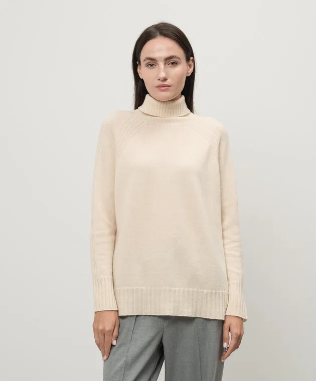 Twinset Beige wool and cashmere sweater