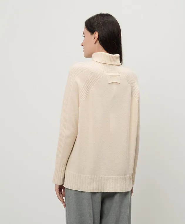 Twinset Beige wool and cashmere sweater