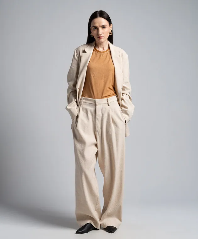 UMA WANG Tania top with a vintage effect