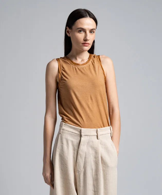 UMA WANG Tania top with a vintage effect