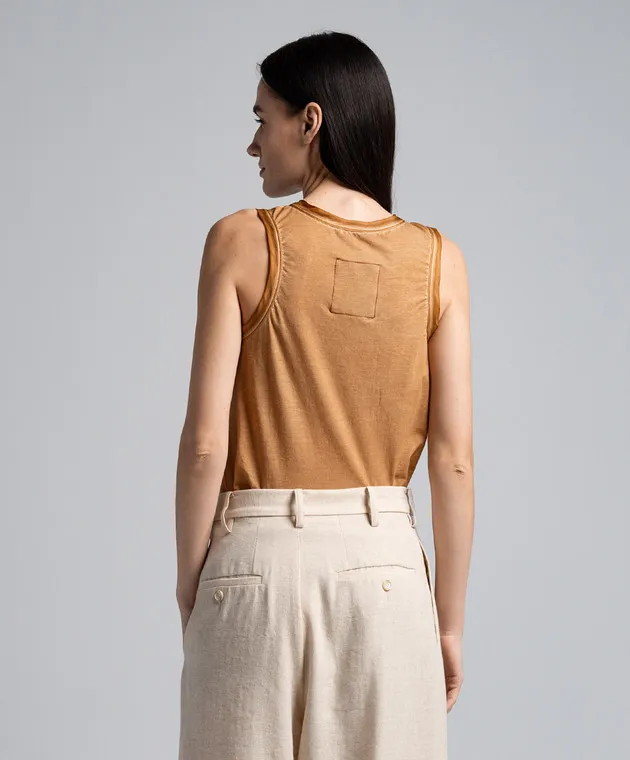 UMA WANG Tania top with a vintage effect