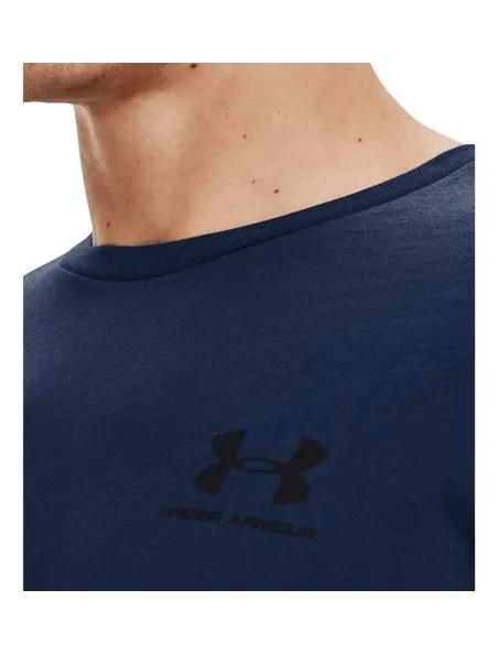UNDER ARMOUR Camiseta Sportstyle Hombre Academy/Black