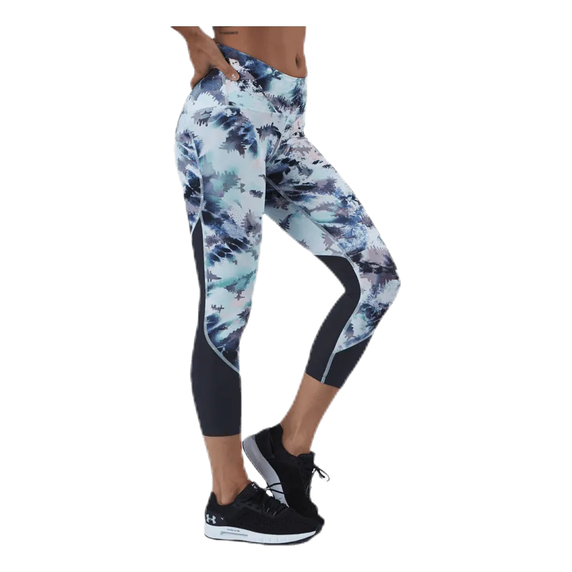 Under Armour Fly Fast Printed Crop Blue