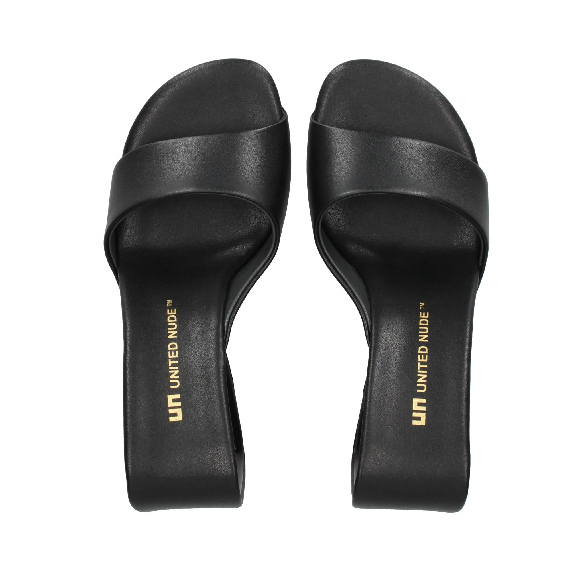 UNITED NUDE Sandalias cuña de Mujer NEGRO